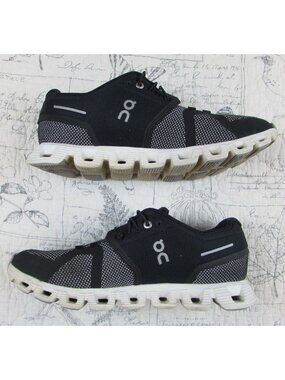 Womens ON Cloud 5 Combo Black Alloy sneaker size 8.5